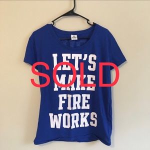 SOLD — Fourth of July Pink Shirt